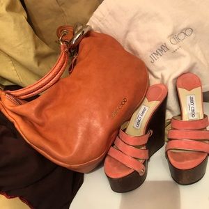 💝Jimmy Choo bag & shoe set! Fit Sz 37 fits 6.5